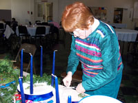 Advent wreath making