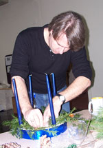 Advent wreath making