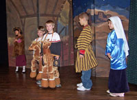 Mary & Joseph seek assistance from some horses