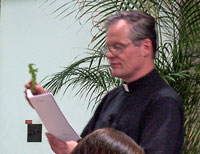 Pastor Elkin with bitter herbs