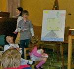 Confirmation class leads Children's Church