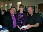 Bishop Robert Driesen, Kara Hershey and Pastor Elkin