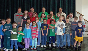 2006-07 Sunday School Basket Ball League players