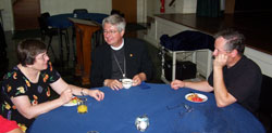 Bishop Main with Pastor and Mrs. Elkin