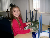 Making Advent Wreaths