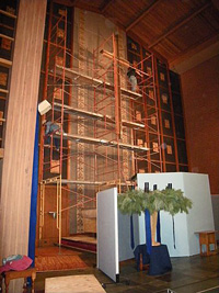 installing scaffolding