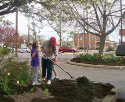 Church Yard Work Day April 2009 