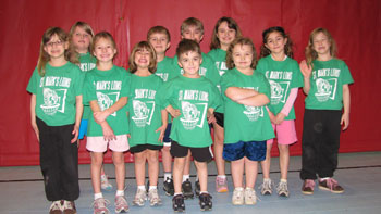 Back row from L to R:  Megan Wike, Sean Jensen, Ian Elliot, Lynna Robertson, Annika Waffenschmidt,Taylor Wentzel.  Front row from L to R:  Sadie Wentzel, Hannah Haussmann, Grace Elliot, Owen Elliot, Amalie Robertson.