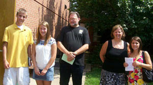 Brett & Lauren Campbell, Gregg Dancho, Nancy Larson and Sara Larson