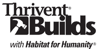 Thrivent Builds with Habitat for Humanity Logo