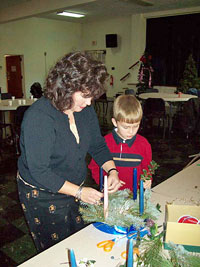 ADVENT WREATH MAKING