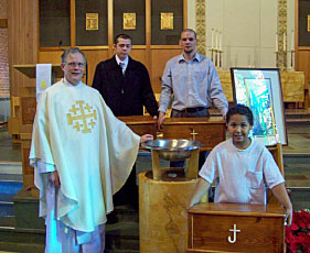 Pastor Elkin, Kyseem Smith, Kevin DeSeau and Matt Wellen