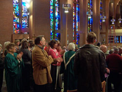 After the group photo - admiring the nave