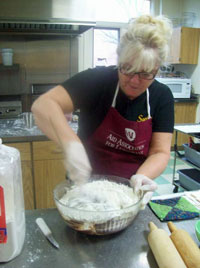 Baking cookies