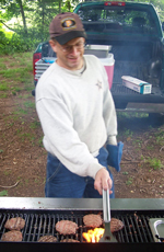 Flipping burgers