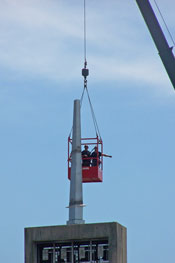 Steeple removal