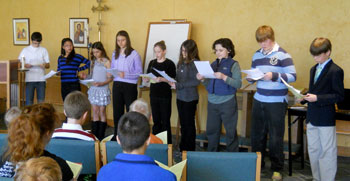 Children’s Church led by our Catechetical Students