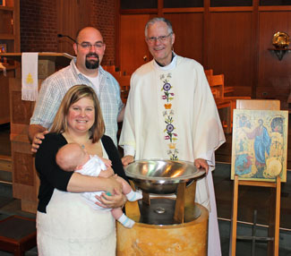 John Edward Bower baptized