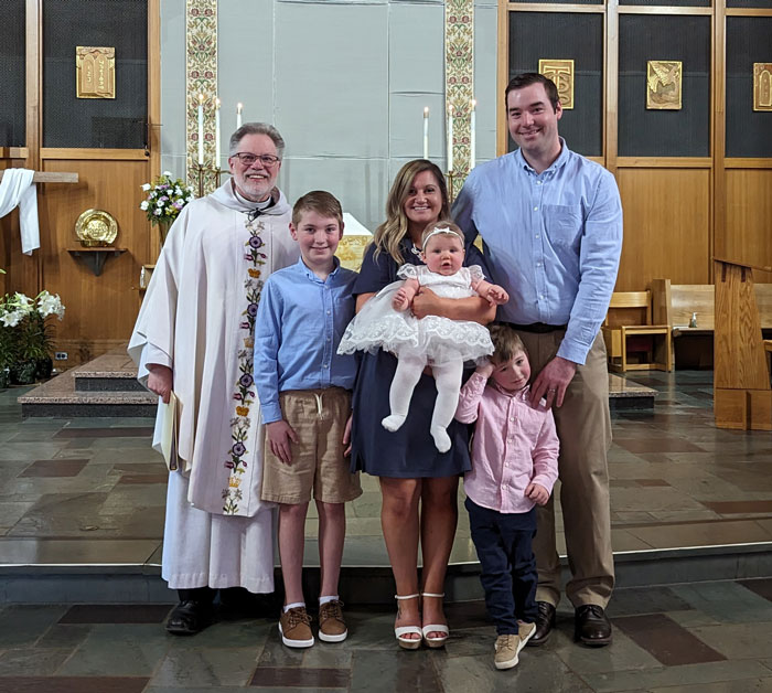 Alba Paige Hanford Baptism
