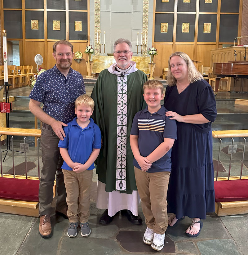 Miles Willam Boyle and Jack Charles Boyle baptism