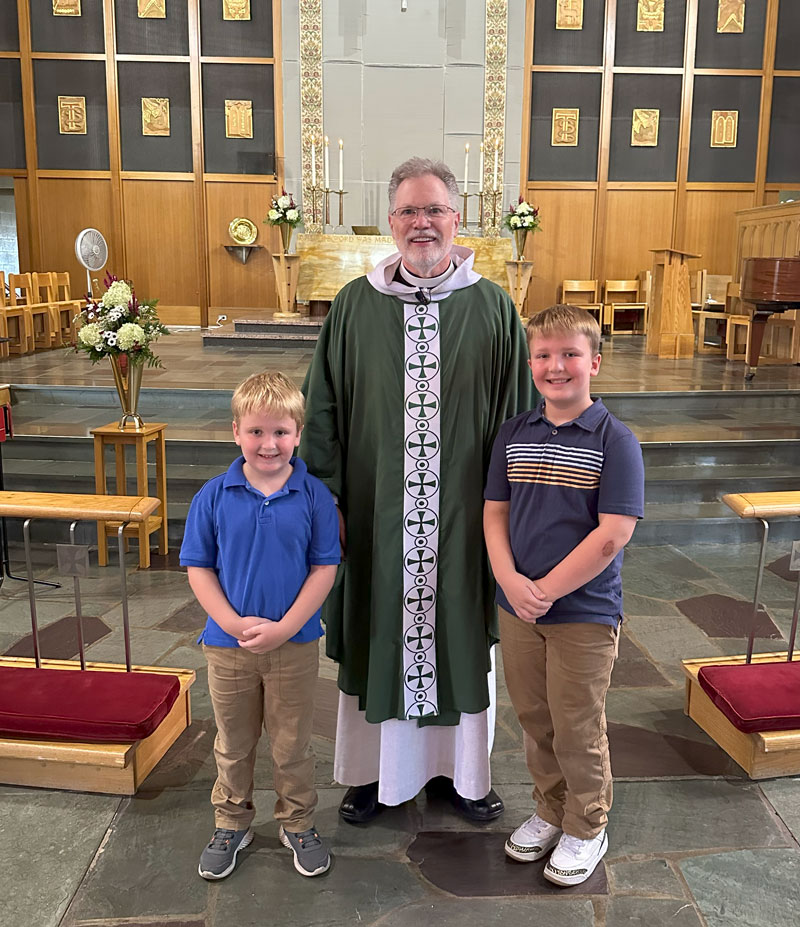 Miles Willam Boyle and Jack Charles Boyle baptism