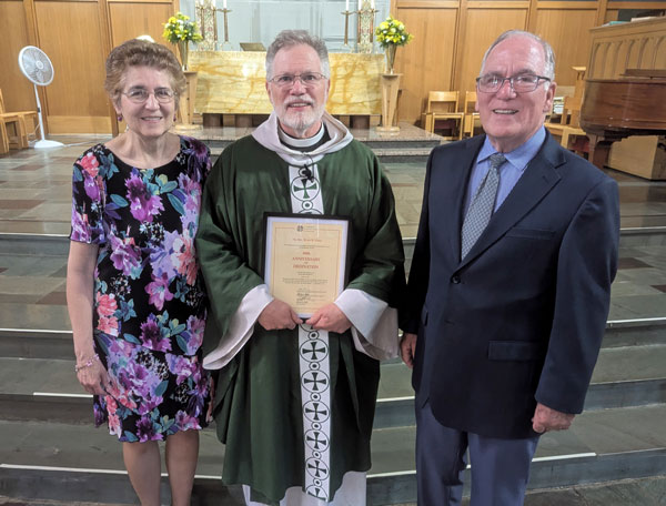 Paster Vasey Celebrates 40 Years of Ordination