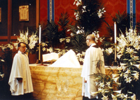 Easter service conducted by Pastors Haskarl and Miller, 1966
