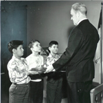 Rev. J. Ray Houser with accolites